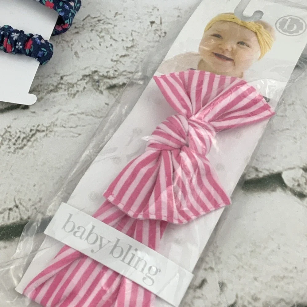 Baby Head Bands Elastic Carters Koala Kids Baby Bling Pink Floral Gray Black Lot